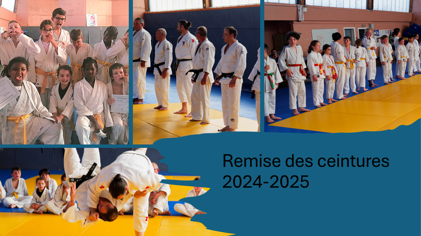 📸 Retour photo de la cérémonie de passage de grade 2024-2025 ! 🥋