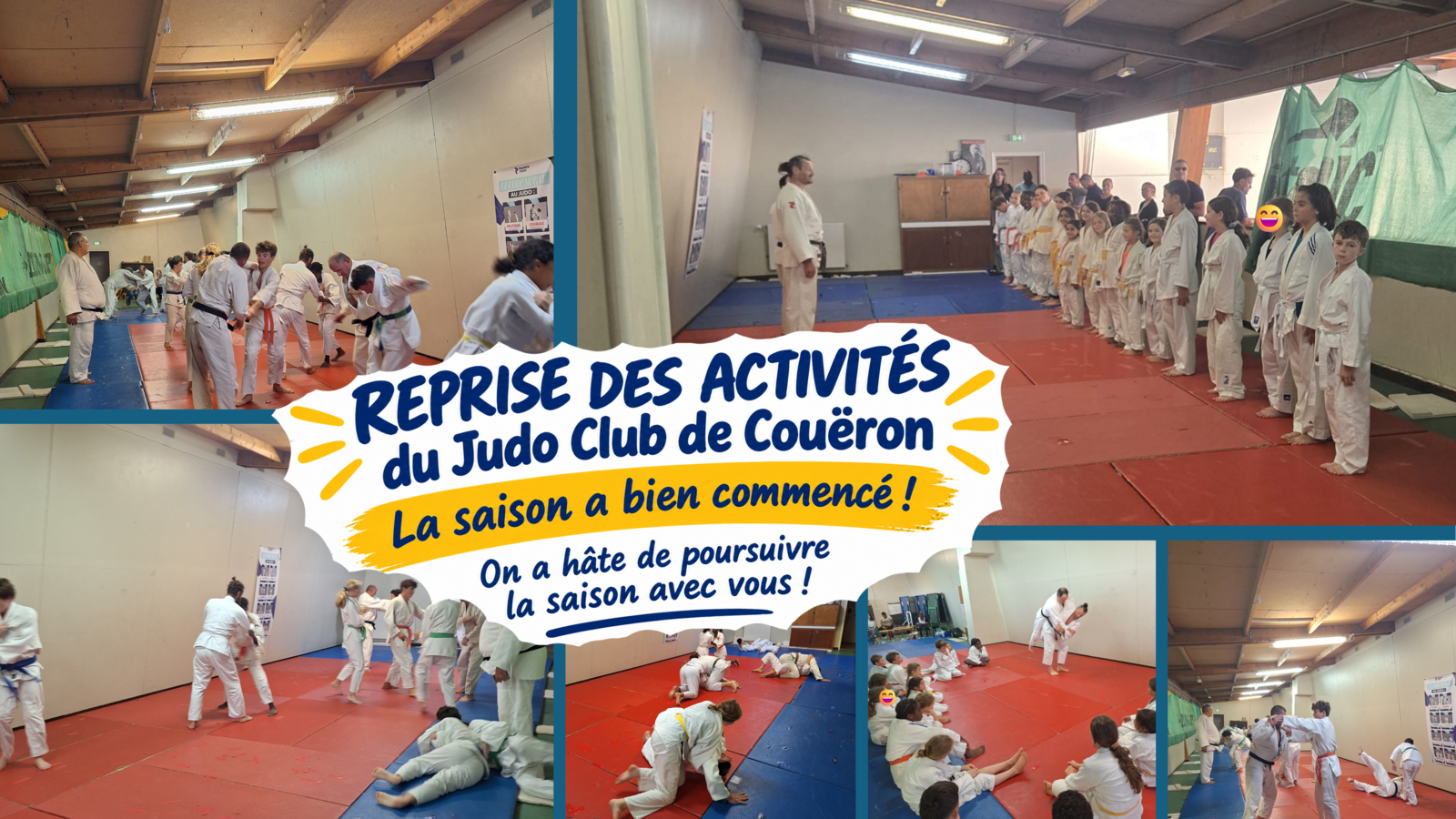 🥋 La saison est lancée au Judo Club Couëronnais ! 🥋
