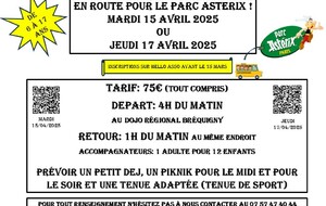 En route pour le Parc Astérix - Avril 2025 ! 🥋🎆