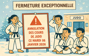 ANNULATION COURS 06/01/2026