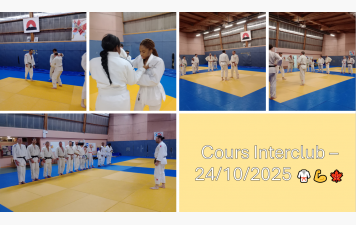 Cours interclub octobre 2025 💪🥋