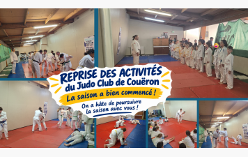 🥋 La saison est lancée au Judo Club Couëronnais ! 🥋