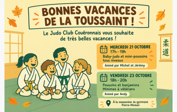 Vacances de la Toussaint et cours pendant les vacances 🍁