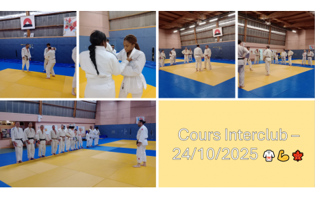 Cours interclub octobre 2025 💪🥋