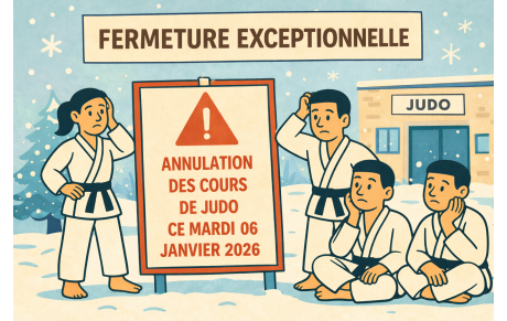 ANNULATION COURS 06/01/2026