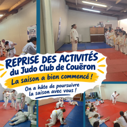 🥋 La saison est lancée au Judo Club Couëronnais ! 🥋