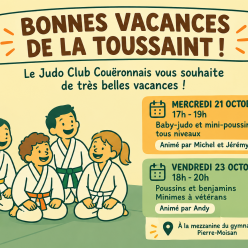 Vacances de la Toussaint et cours pendant les vacances 🍁
